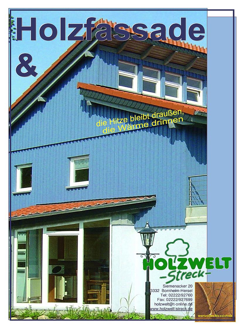 Profilholz und Fassadenholz von Holzwelt Streck aus Bornheim, Bonn, Siegkreis